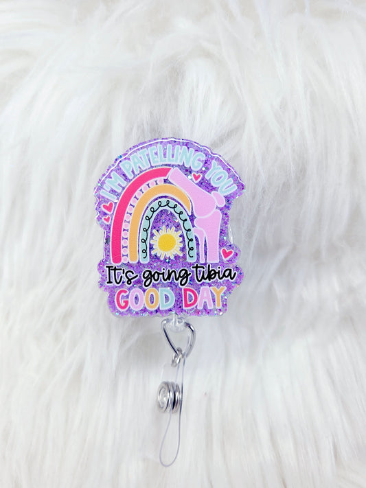 TIBIA good day Badge Reel