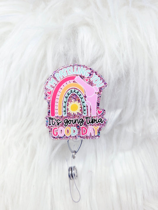 TIBIA good day Badge Reel