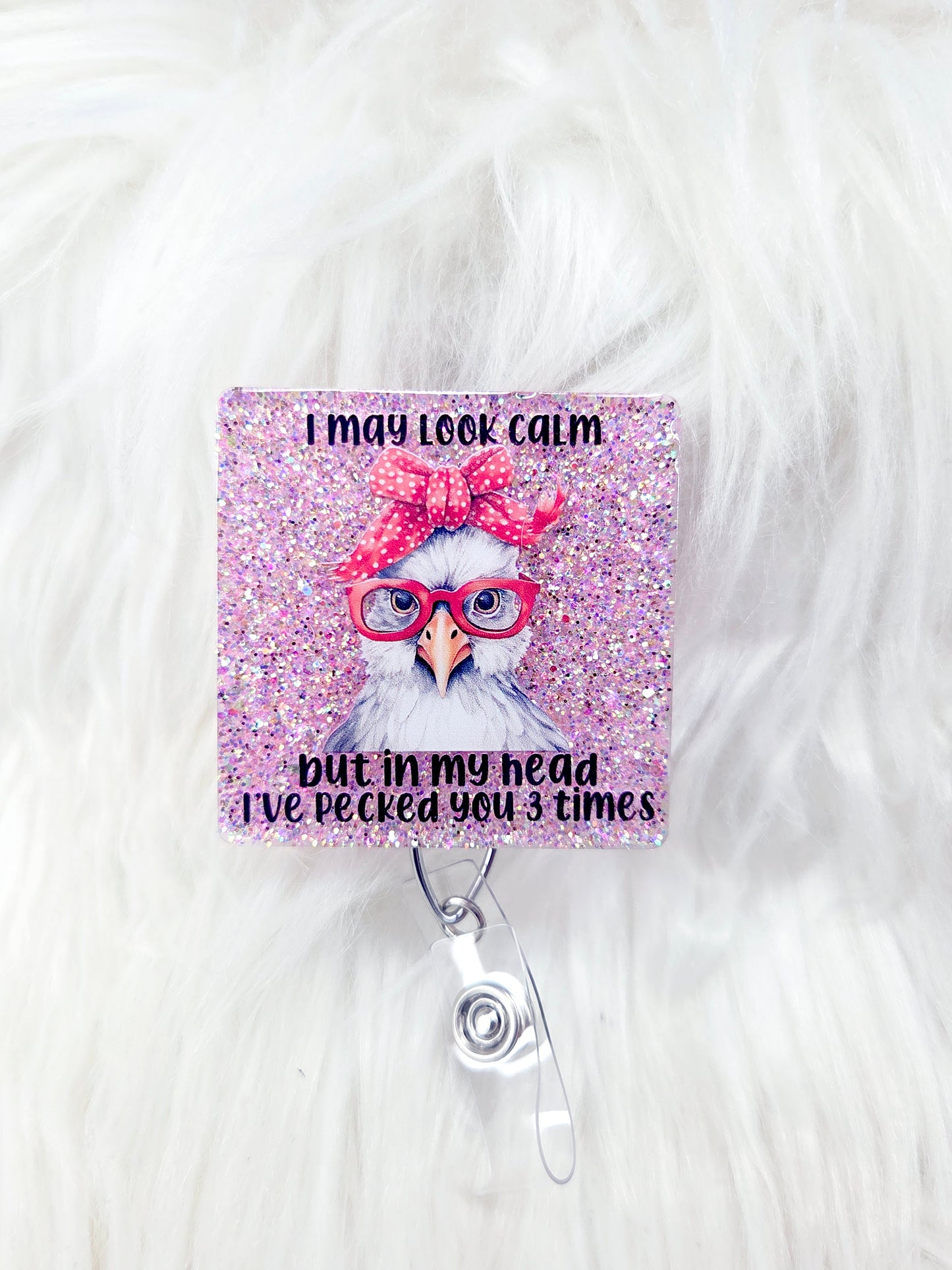 Pecked You Badge reel