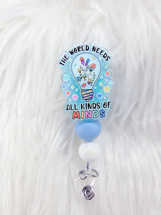 Autism Awareness Badge Reel