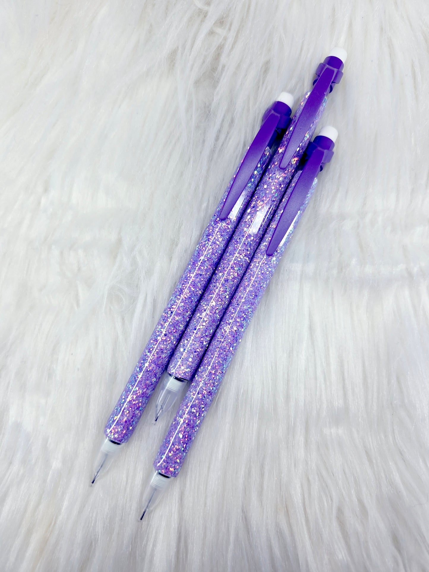 Princess Plum Glitter Mechanical Pencil