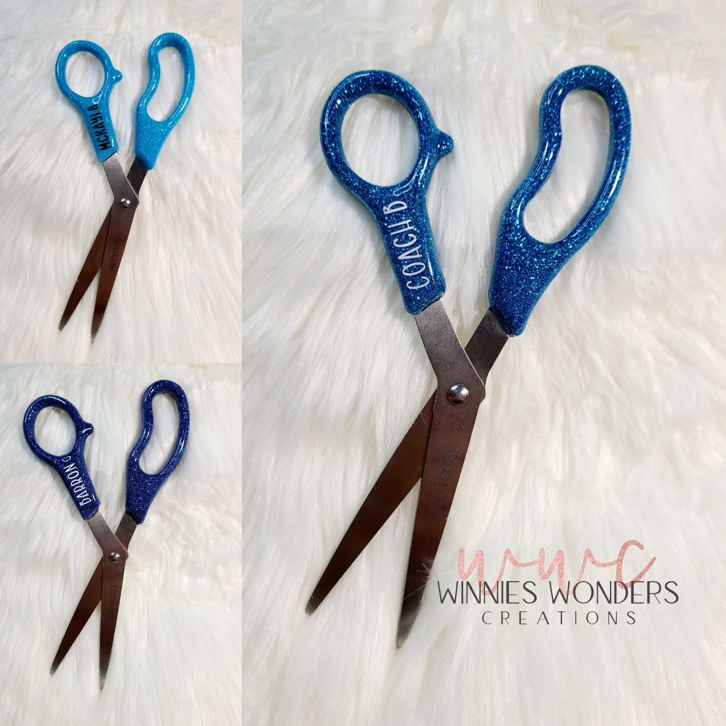 Premade Glittered Scissors