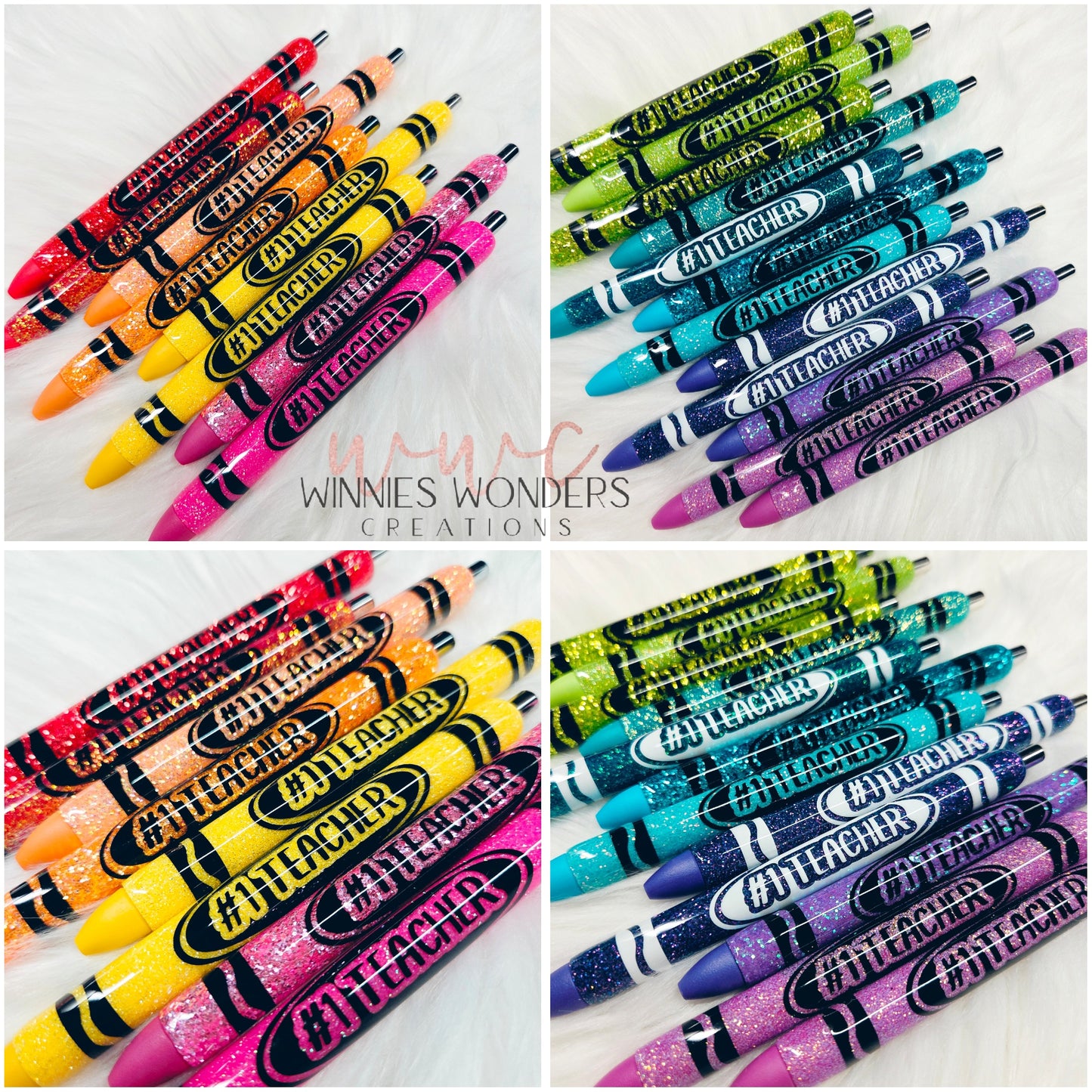 #1 Teacher Crayon Pen