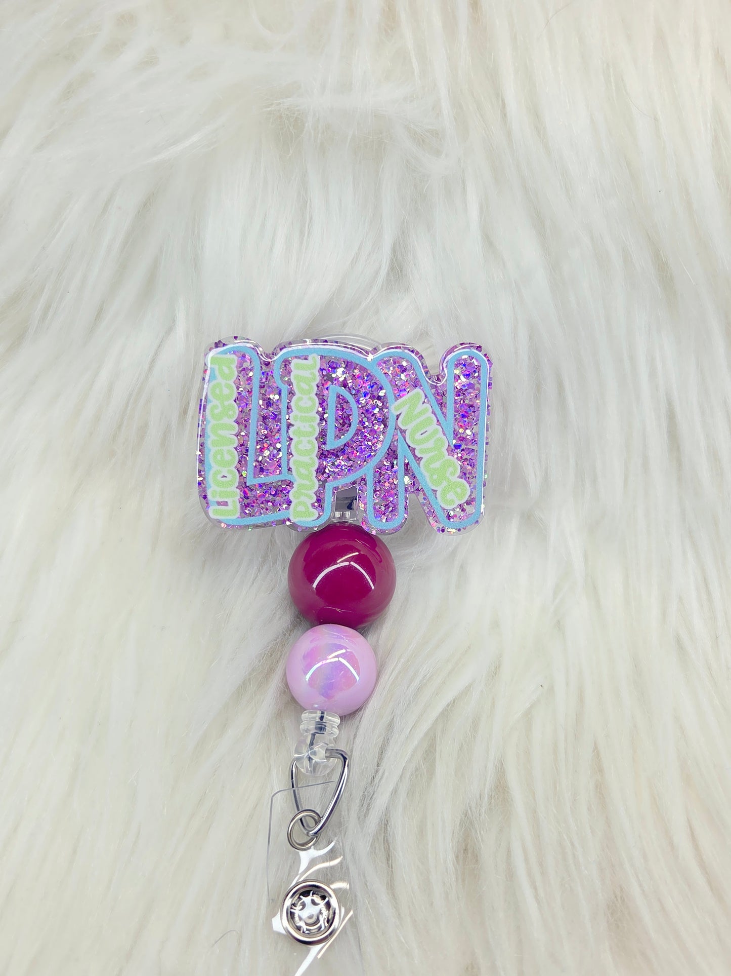 LPN-Licensed Practical Nurse Badge Reel