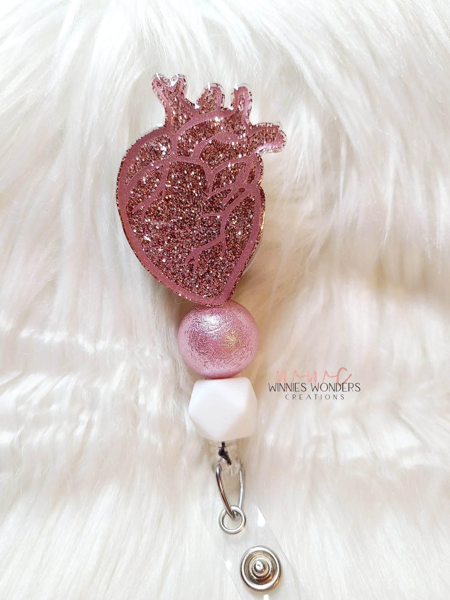 Anatomical Heart Badge Reel