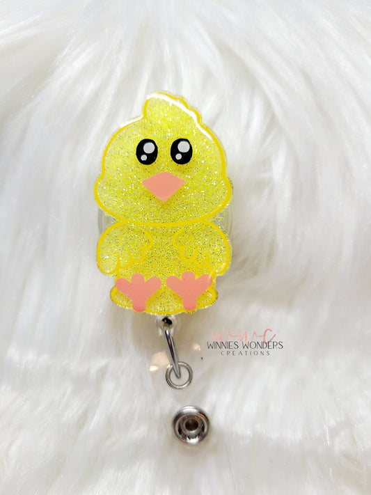 Baby Chicken Badge Reel