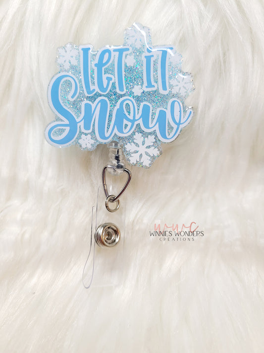 Let it snow Badge Reel