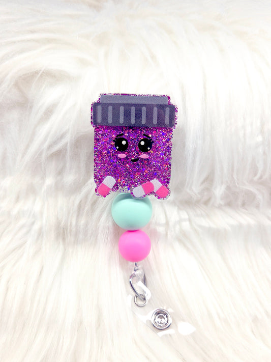 Pill Bottle Badge Reel