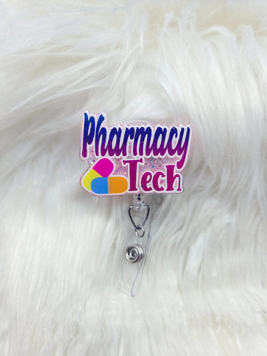 Pharmacy Tech Badge Reel