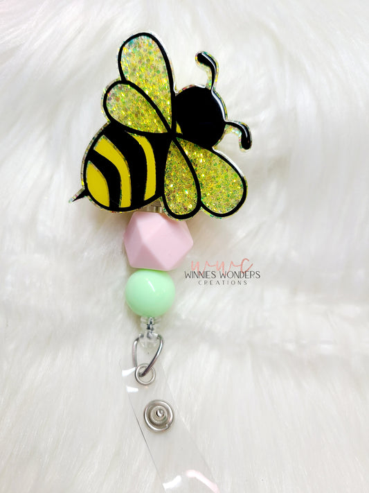 Bumblebee Badge Reel