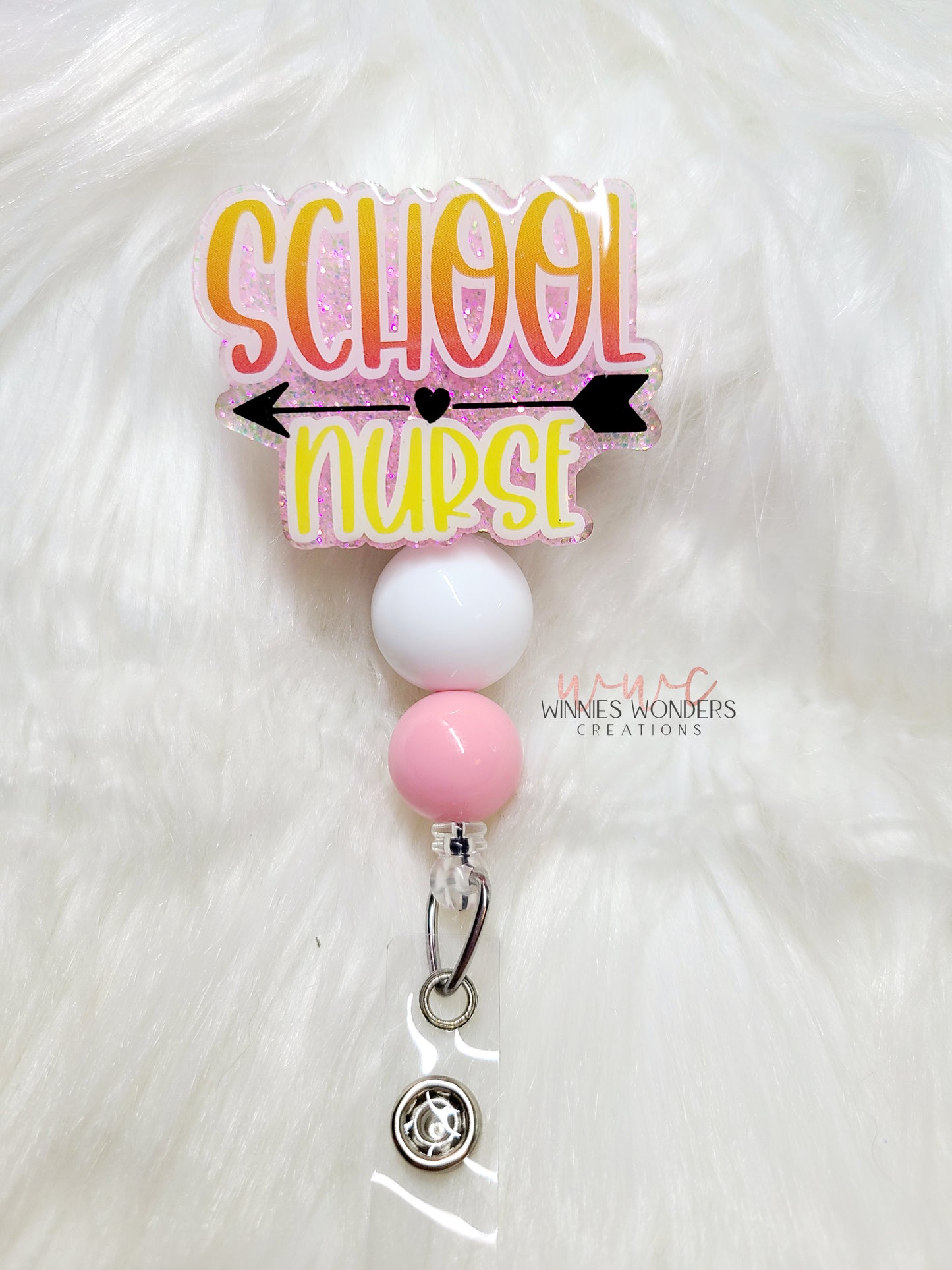 School Nurse Badge Reel