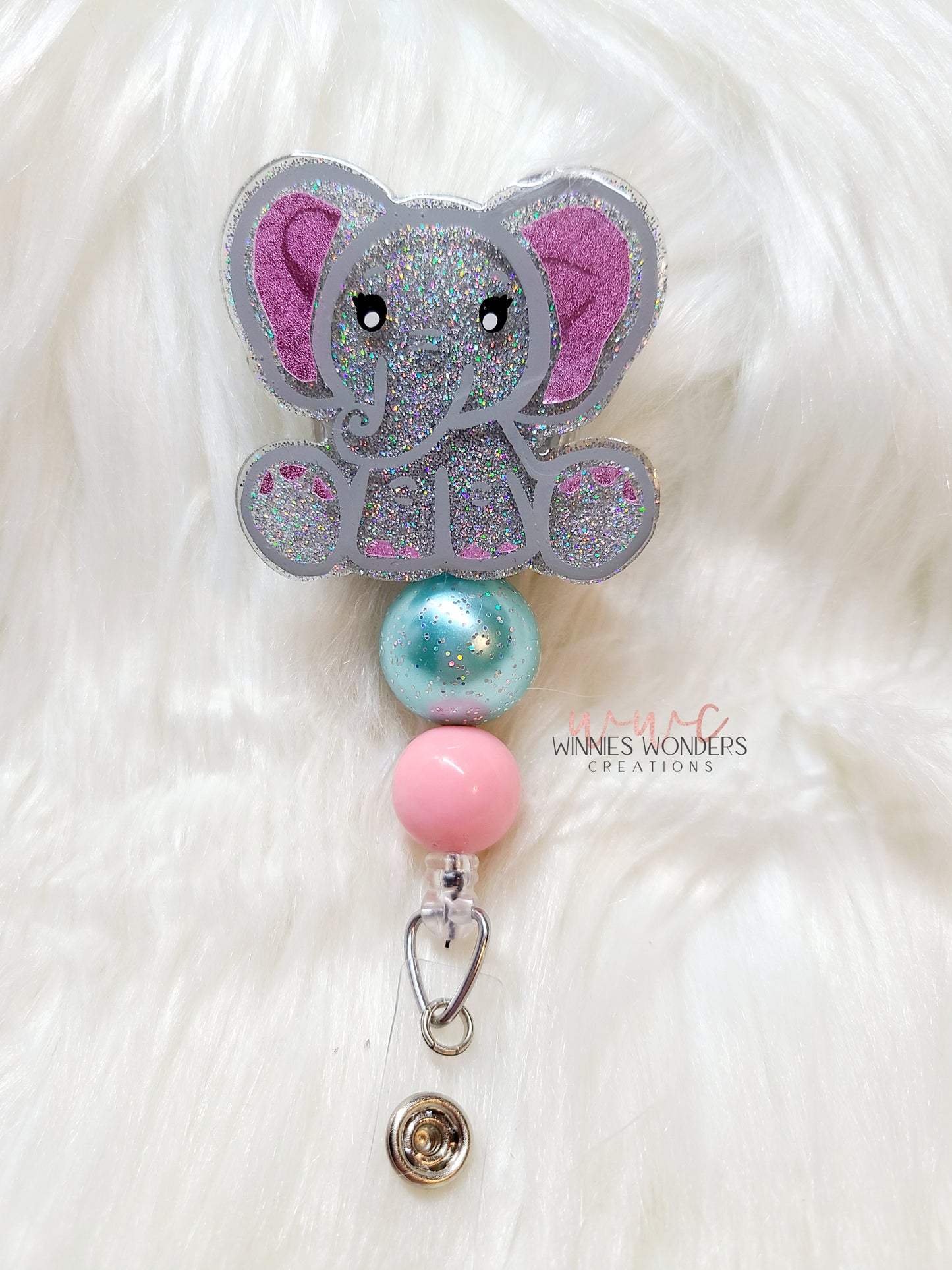 Elephant Badge Reel