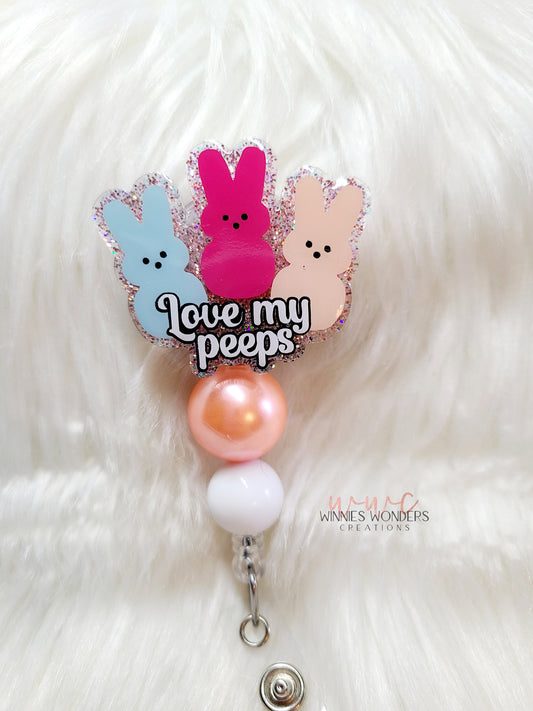 Love My Peeps Badge Reel