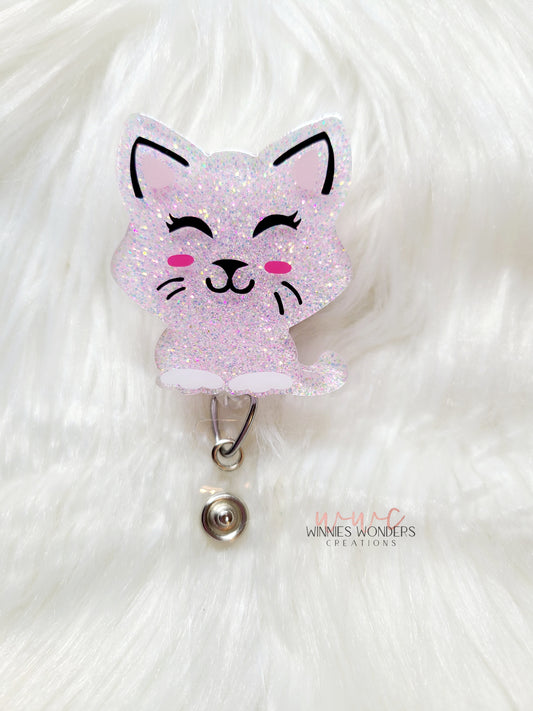 Cat Badge Reel