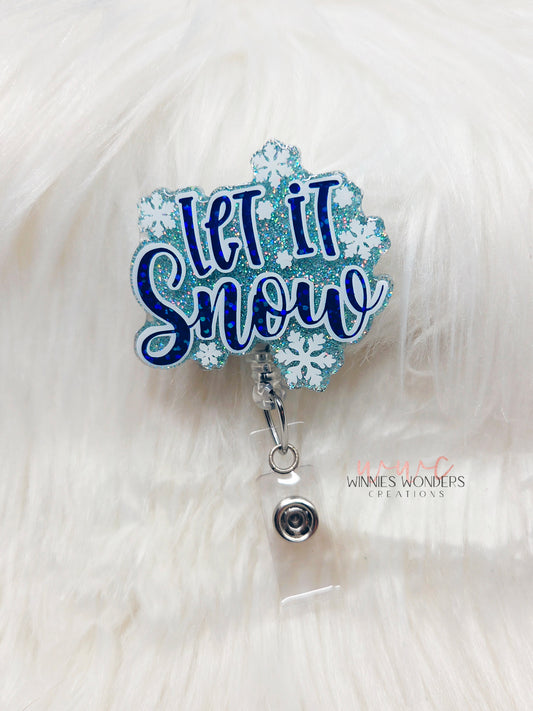 Let it snow Badge Reel