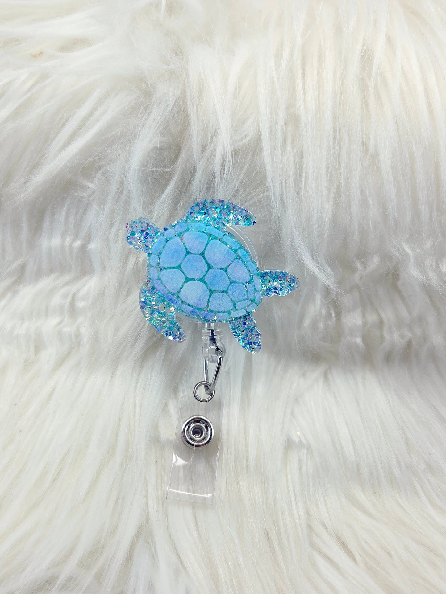 Sea Turtle Badge Reel