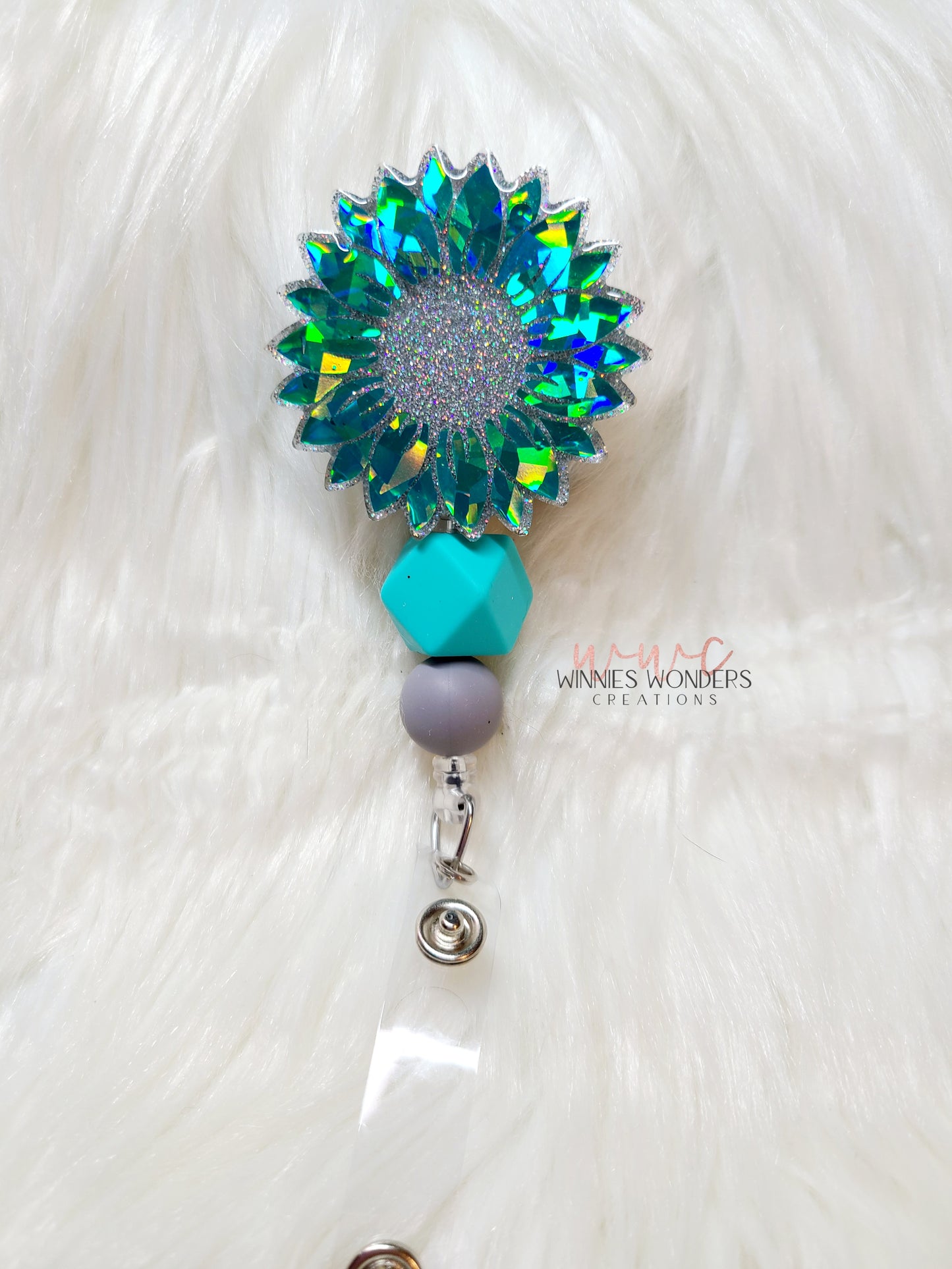 Sunflower Badge Reel