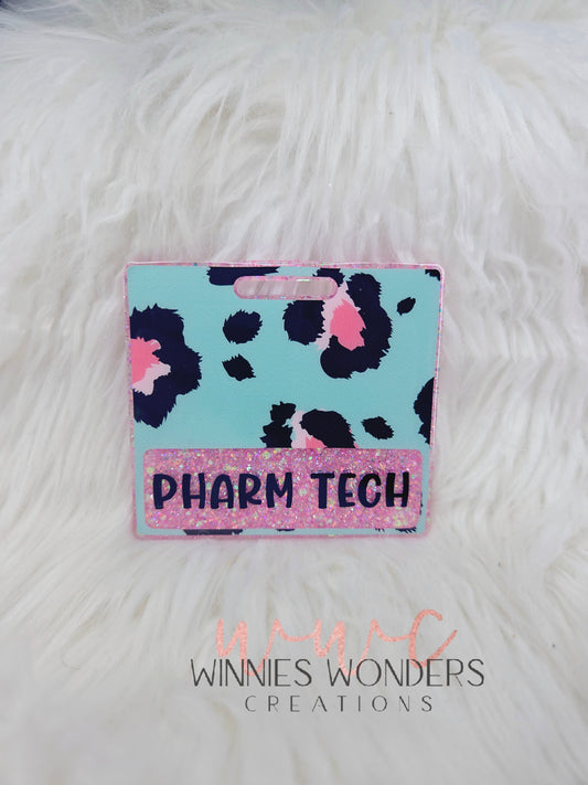 Pharm Tech Horizontal Badge Buddy