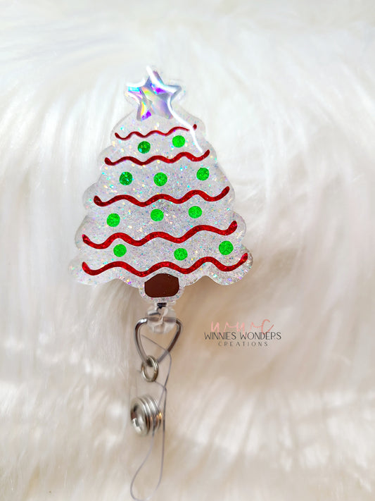Christmas Tree Badge Reel