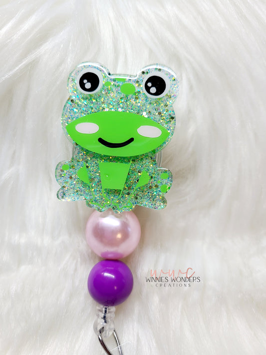 Frog Badge Reel