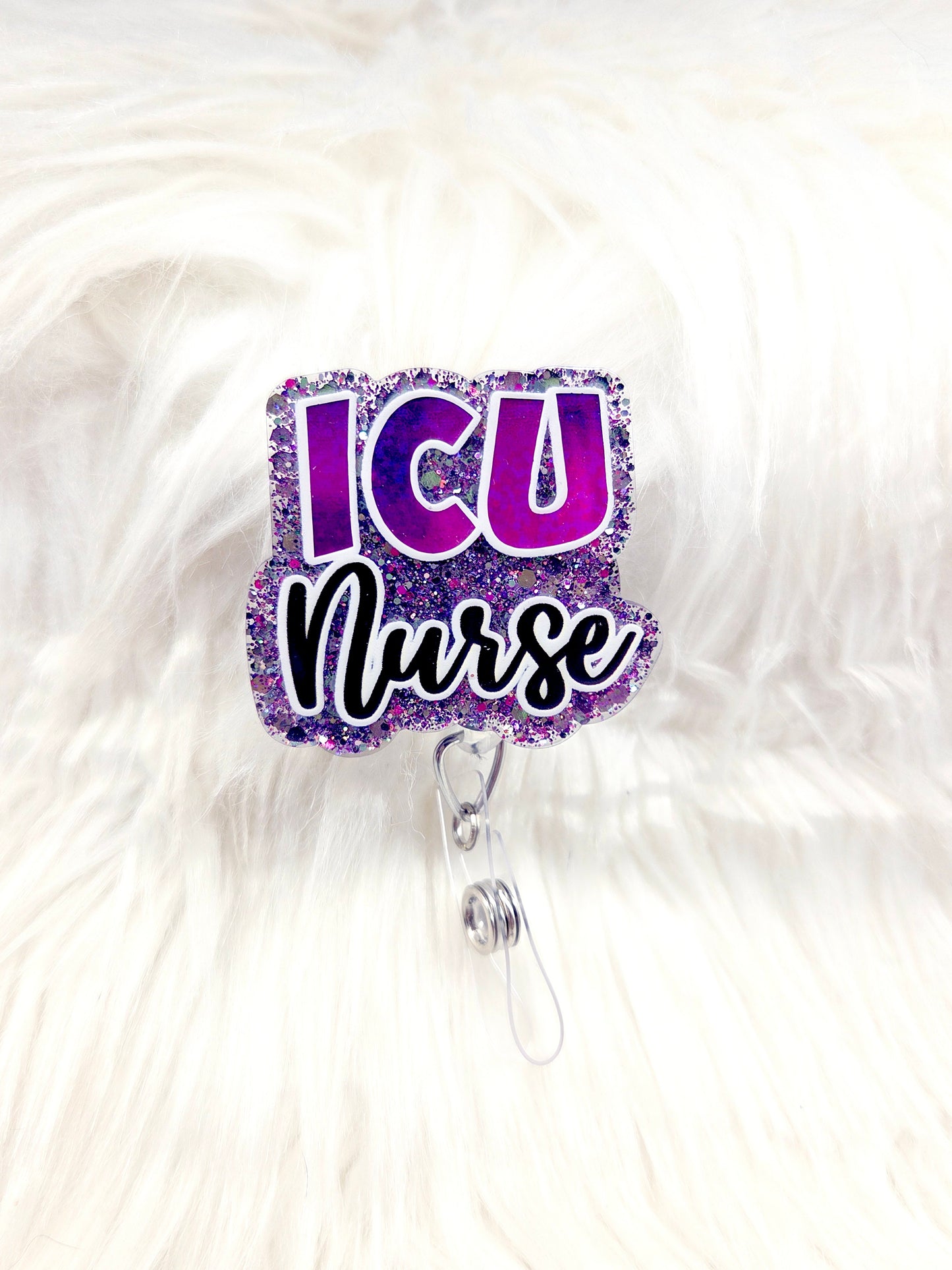 ICU Nurse Badge Reel