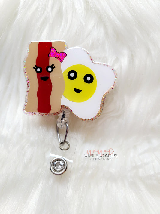 Bacon and Eggs Badge Reel