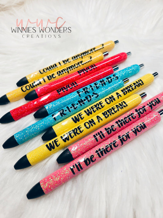 Friends Inspired Pen Pack #1