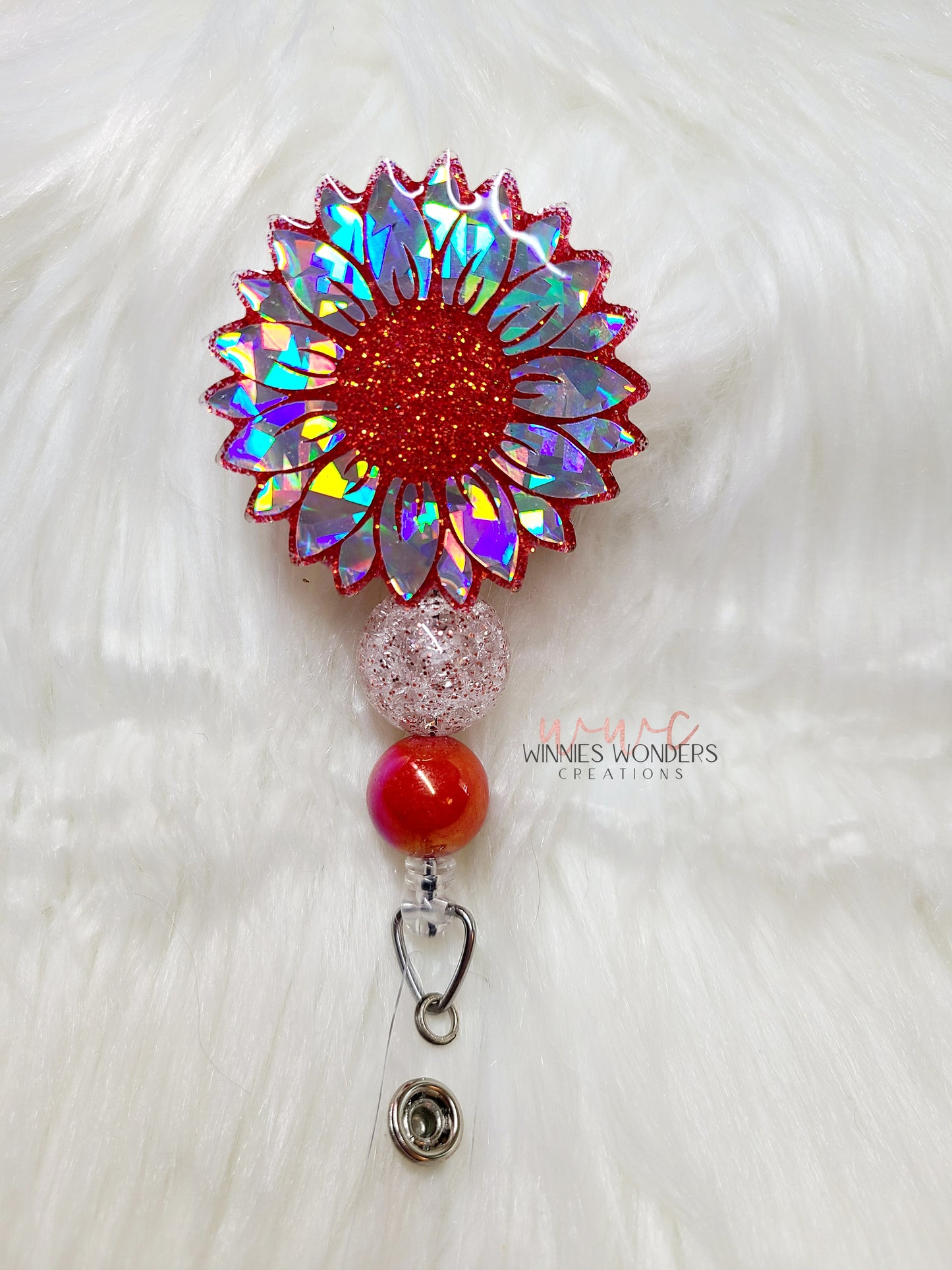 Sunflower Badge Reel