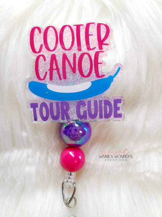 Cooter Canoe Badge Reel