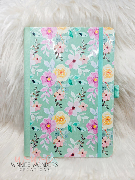 8.5 x 5.5 Notebook/Journal w/ Pen Holder