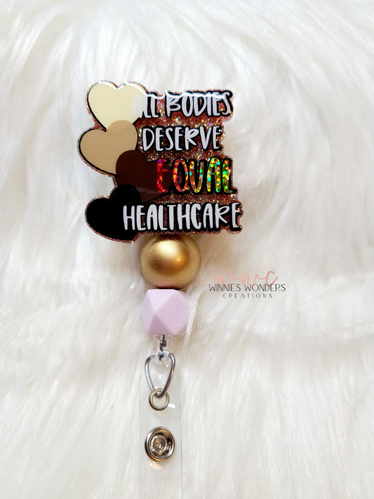 Equal Healthcare Badge Reel