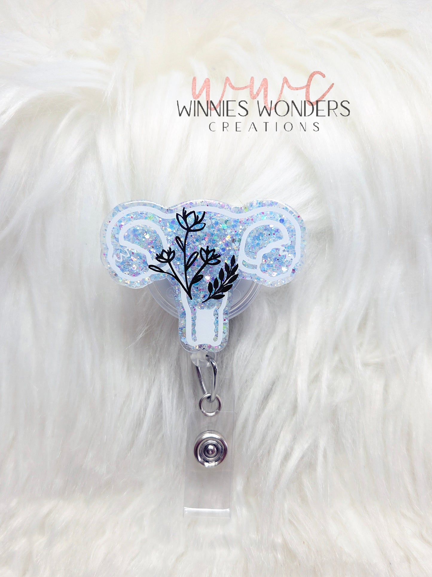 Uterus Badge Reel