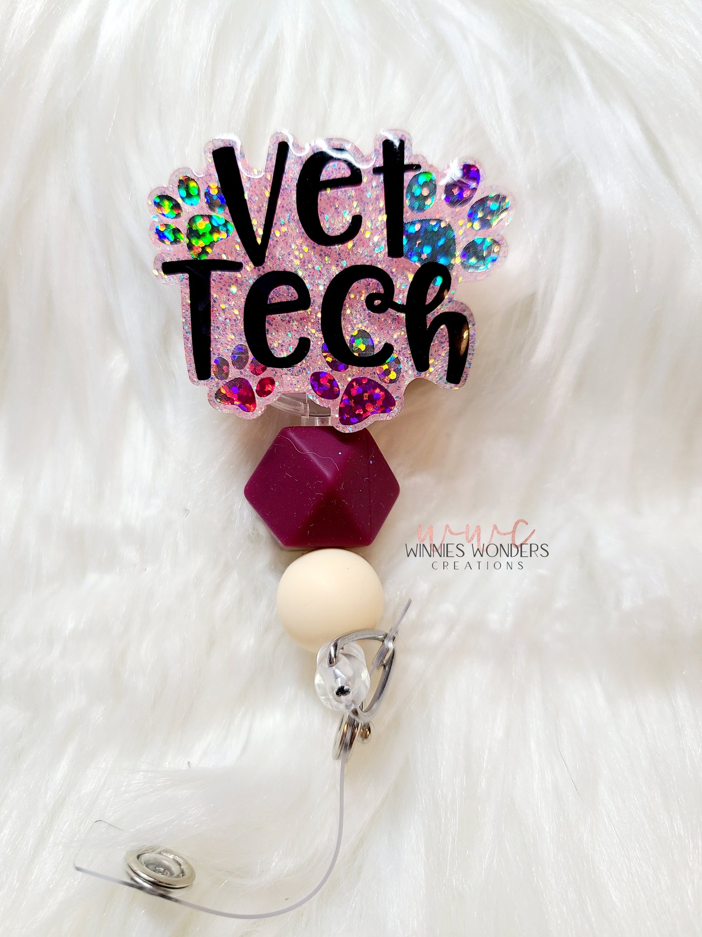 Vet Tech Badge Reel