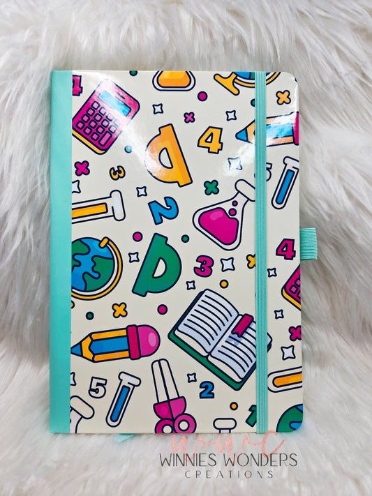 8.5 x 5.5 Notebook/Journal w/ Pen Holder