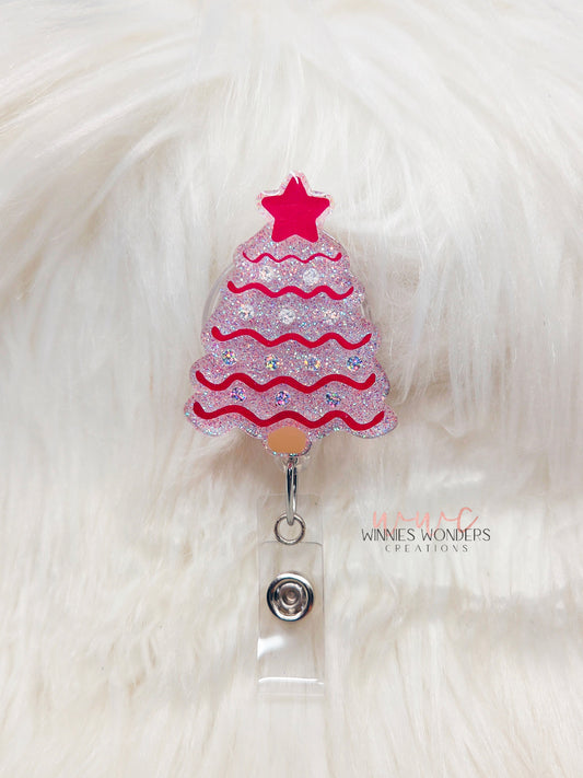 Christmas Tree Badge Reel