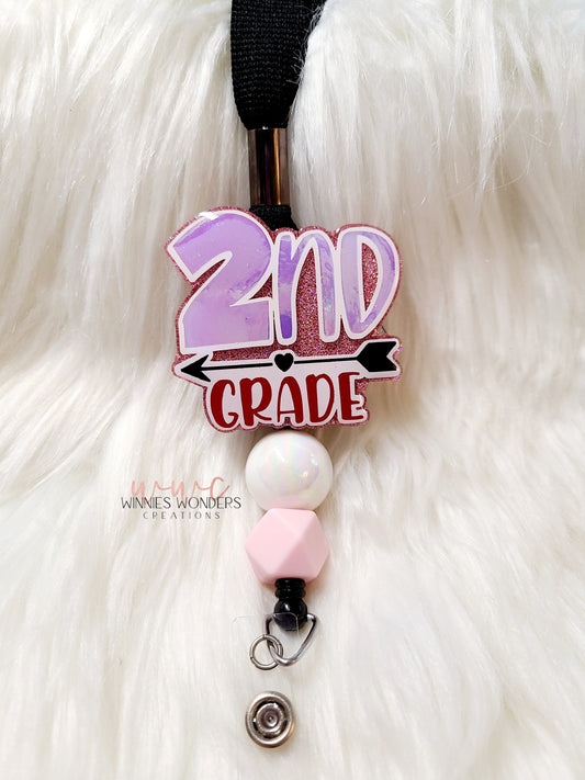 2nd Grade Teacher Lanyard