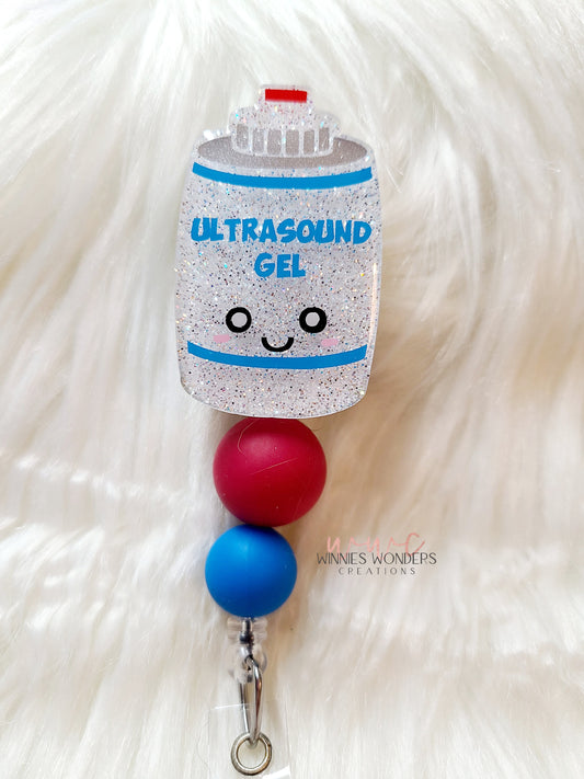 Ultrasound Gel Badge Reel