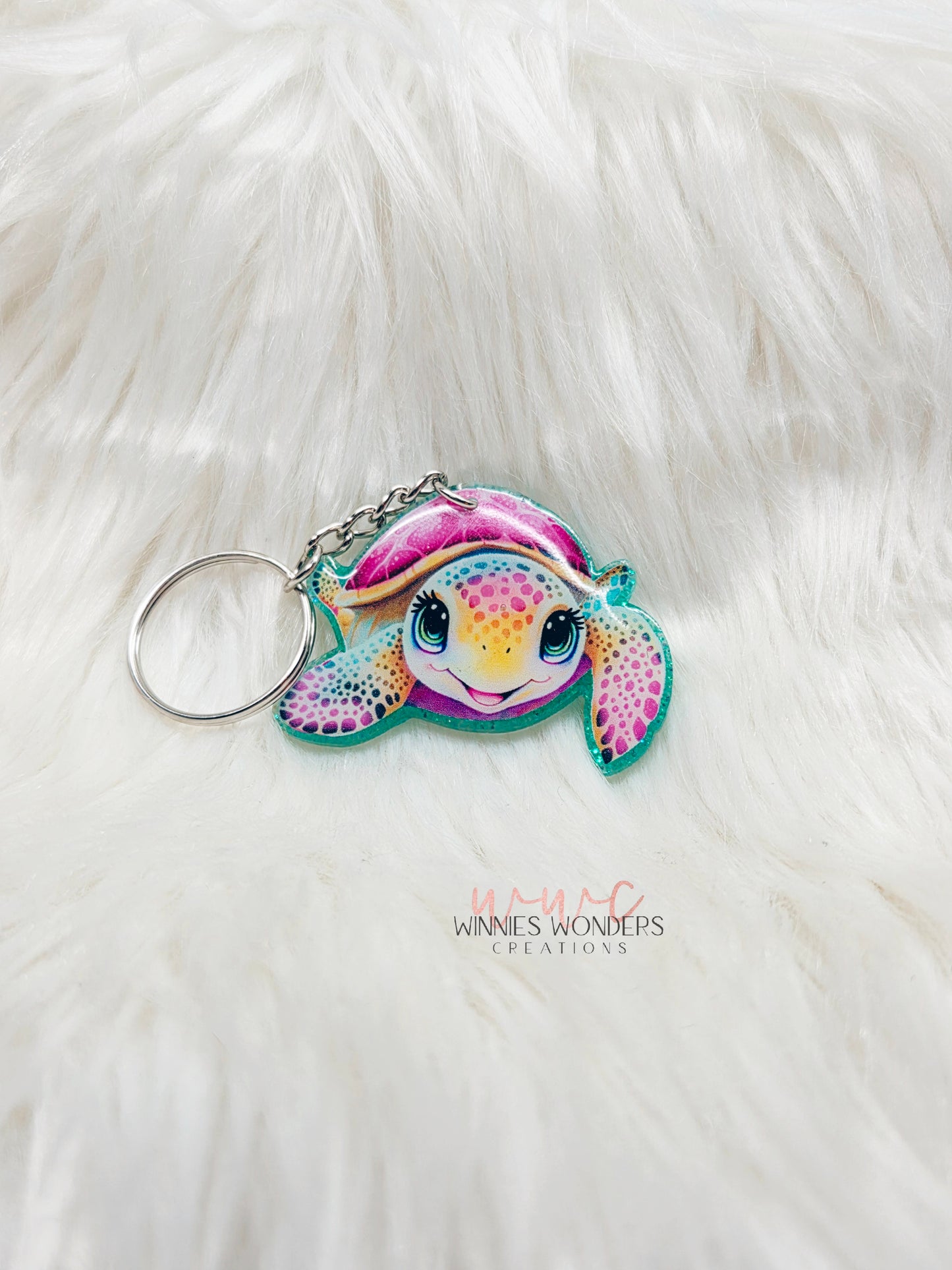 Cute sea turtle Keychain
