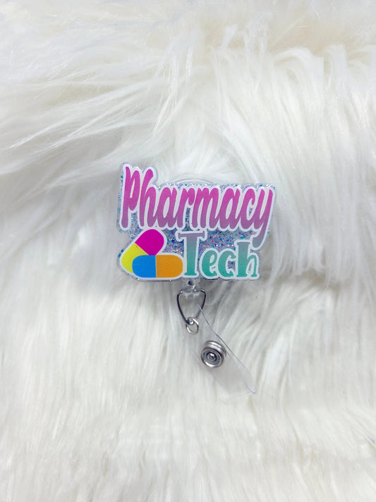 Pharmacy Tech Badge Reel