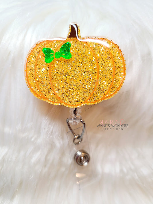 Pumpkin Badge Reel