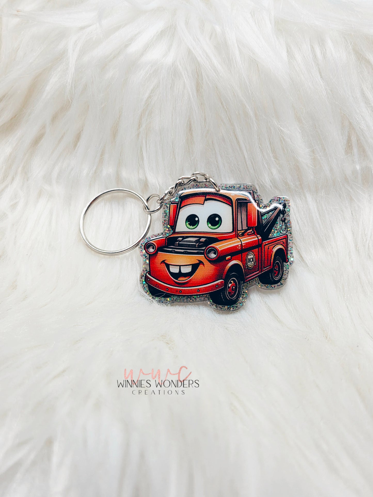 Tow Truck Keychain