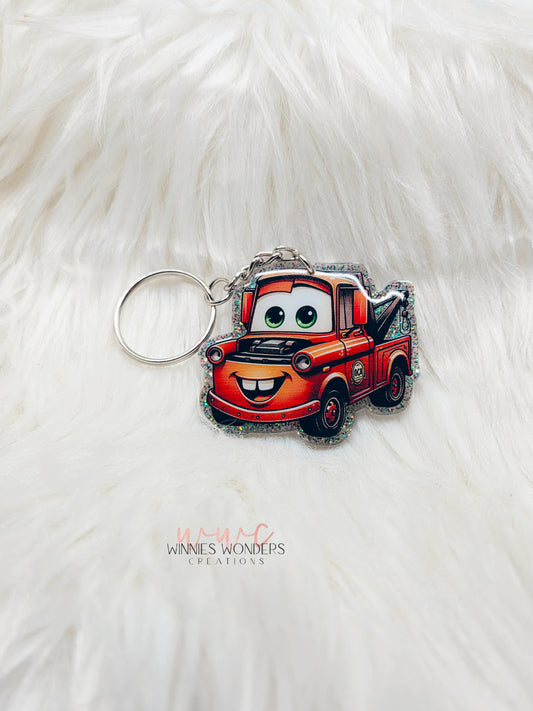 Tow Truck Keychain