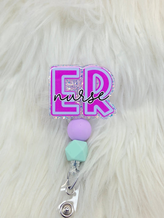 ER (Emergency Room) Nurse Badge Reel