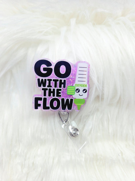 Go with the Flow Badge Reel