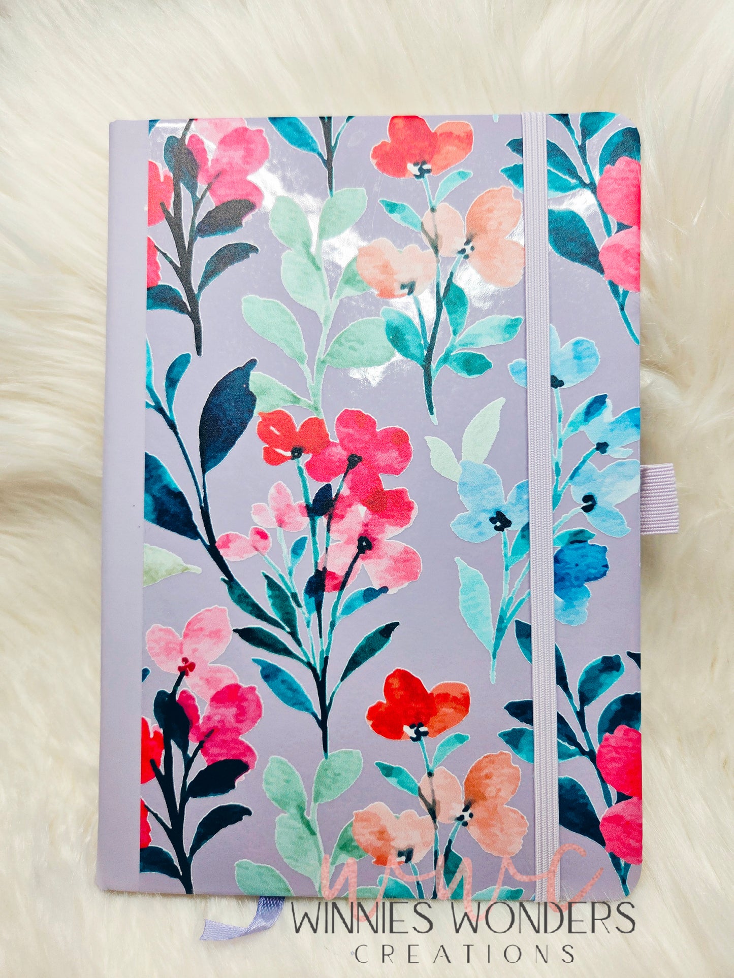 8.5 x 5.5 Notebook/Journal w/ Pen Holder