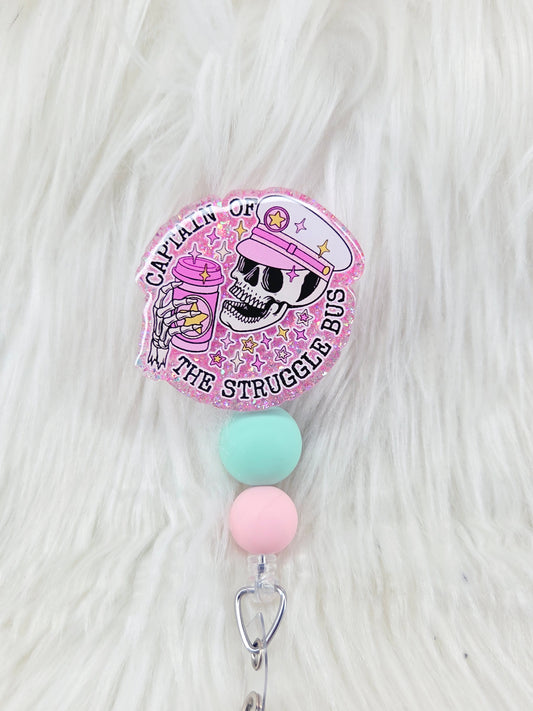 Captain of the Struggle Bus Badge Reel