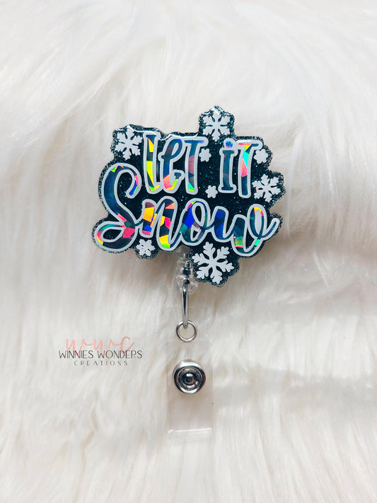 Let it snow Badge Reel