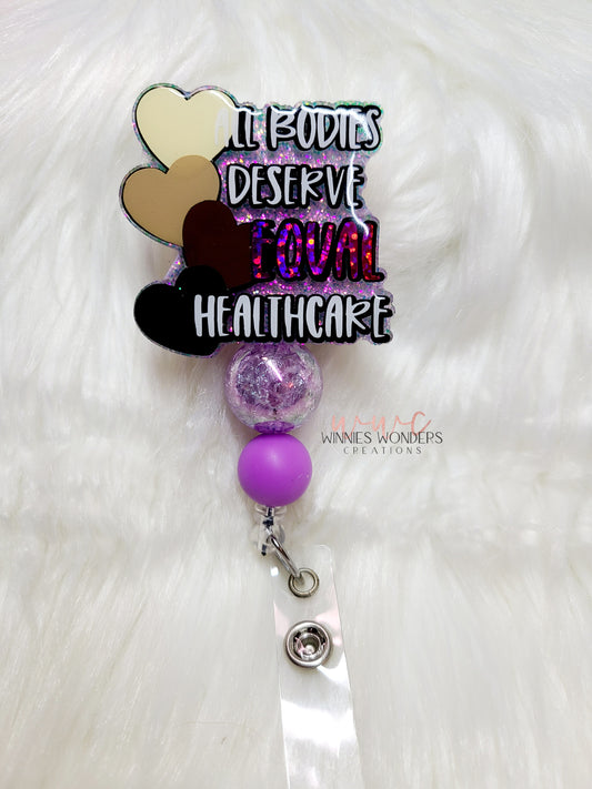 Equal Healthcare Badge Reel