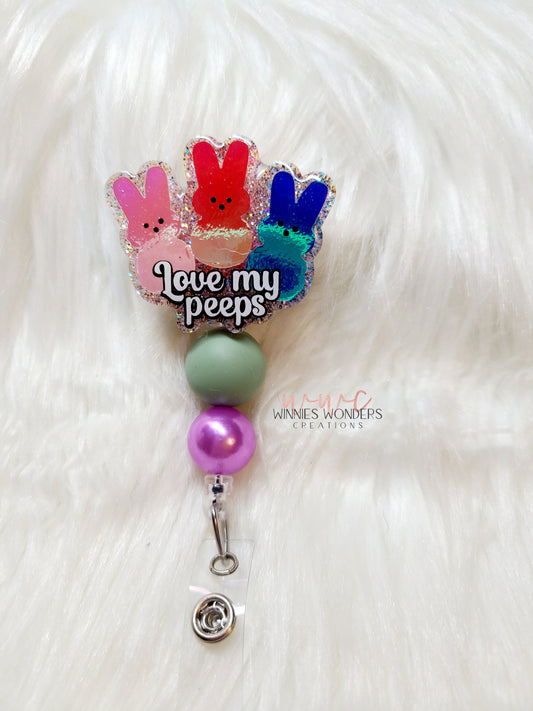 Love My Peeps Badge Reel