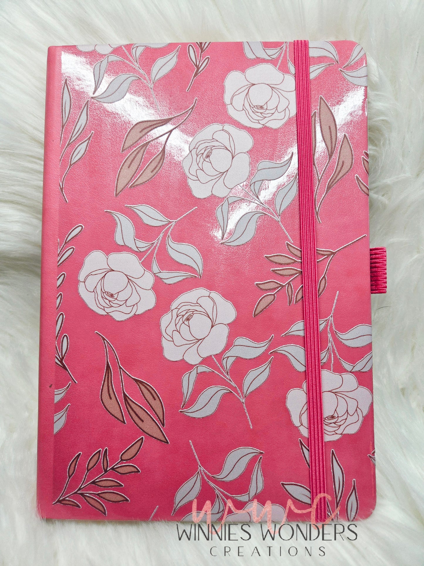 8.5 x 5.5 Notebook/Journal w/ Pen Holder